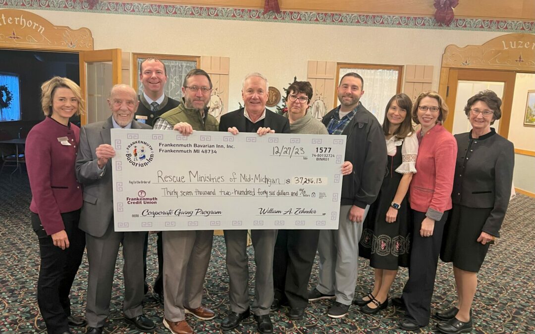 Bavarian Inn’s partnership with Rescue Ministries of Mid-Michigan for the 2023 Giving Program